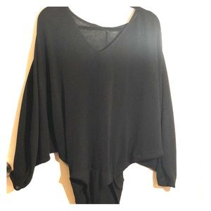 Zara loose fitting pleated bodysuit